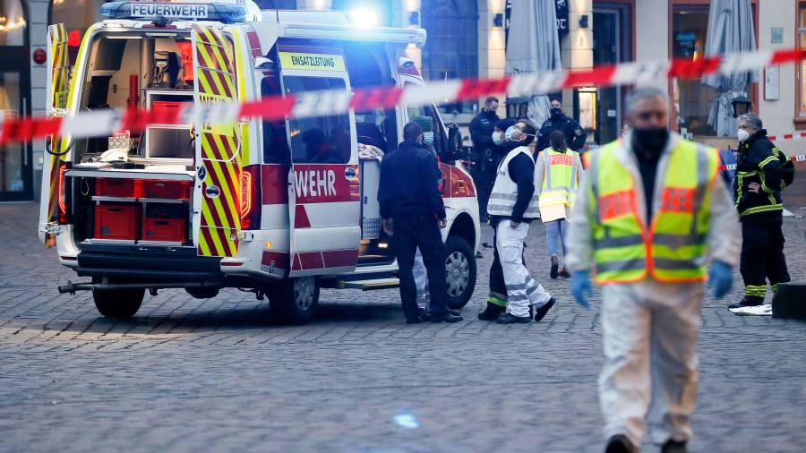 Al menos 2 muertos en Alemania atropellados por un automóvil en zona peatonal. Foto: EFE