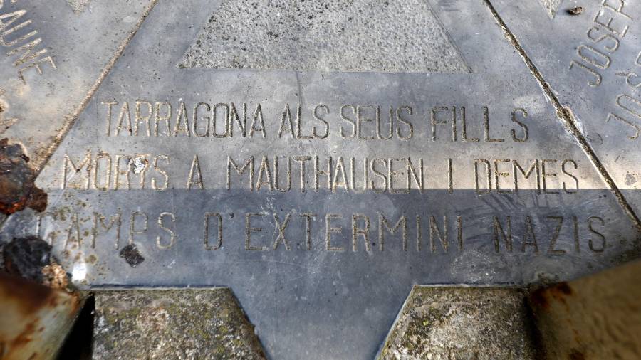 El año que viene también se restaurará el Monumento a los muertos de Tarragona en Mauthausen que se instaló en 1984 en el Camp de Mart. fotos pere ferréLas piedras son encargadas por Memorial Democràtic. FOTO: M.DEMOCR.
