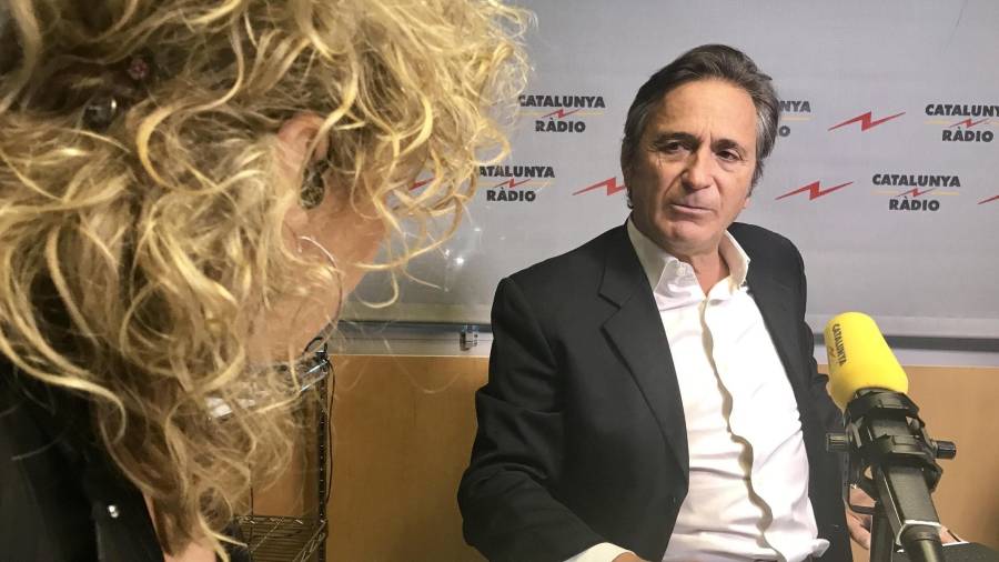 Josep Pujol Ferrusola, al maig del 2017 a Catalunya Ràdio. FOTO: ACN