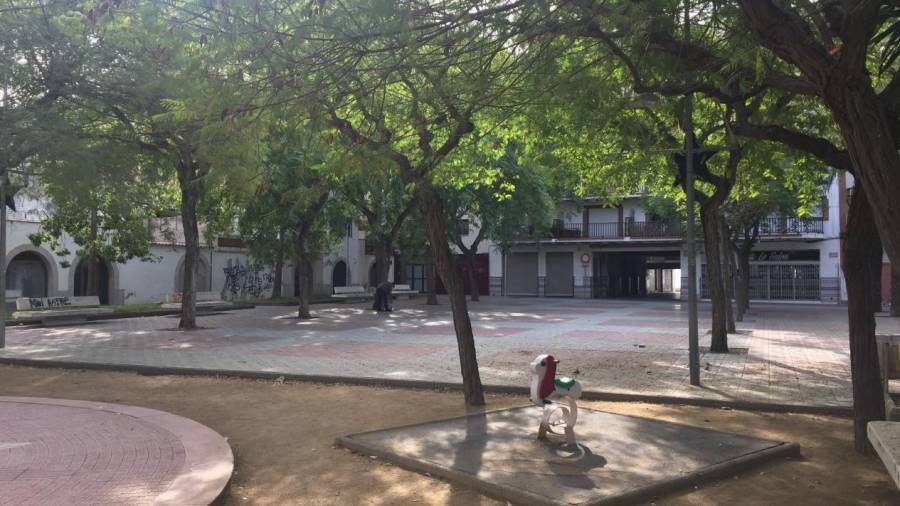 La plaza Alcalde Romeu de Calafell.