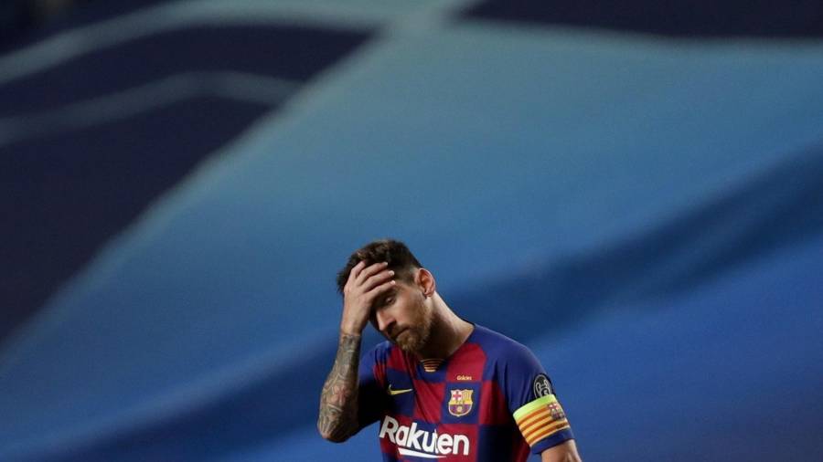 Imagen de Messi durante el partido. EFE