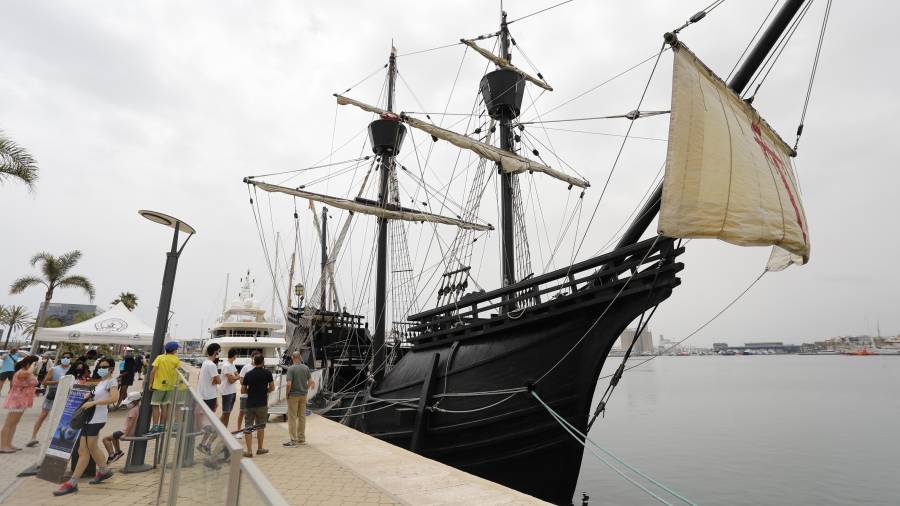 La nave puede visitarse en el Port de Tarragona desde las 10 hasta las 20.30 h. FOTO: PERE FERRE