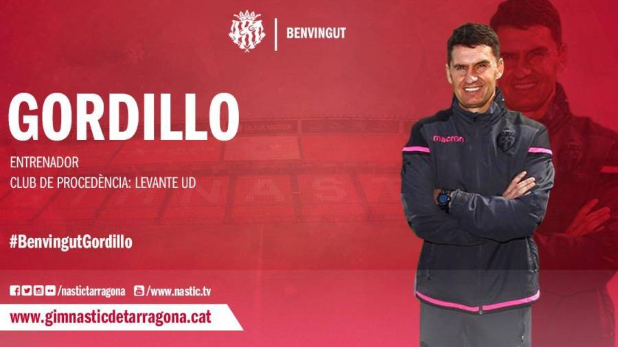 Gordillo ya es entrenador del Nàstic de manera oficial.