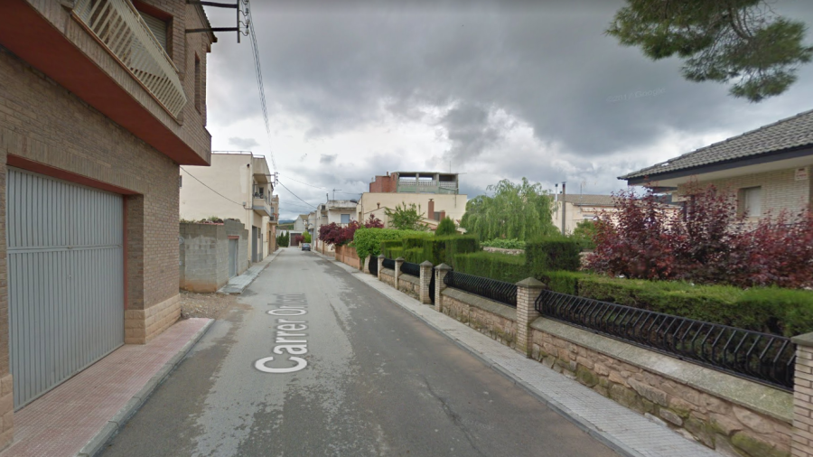 Imagen de la calle Orient, donde se han perpetrado la mayoría de robos de Sarral. FOTO: Google