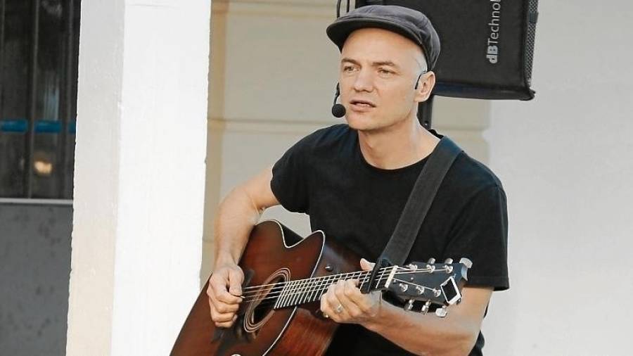 Marc Parrot, durante una actuación en junio de 2020. Foto: ACN