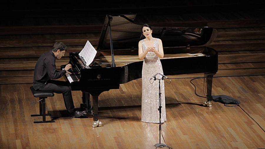 Irene Mas i Marc Serra ofereixen 'Recital de Lied' al Teatre Metropol. Foto: Cedida