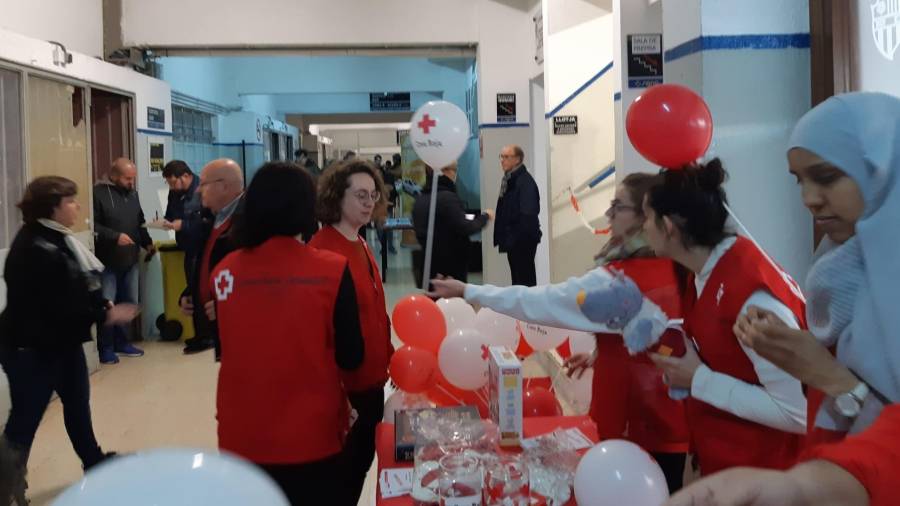 En Creu Roja se han incorporado voluntarios. FOTO: CREU ROJA TGN