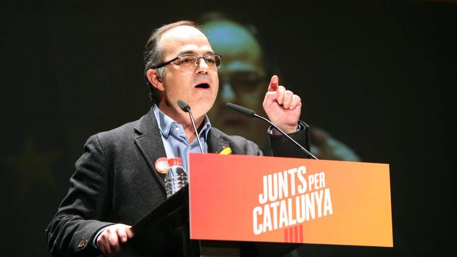 El exconseller y candidato de Junts per Catalunya (JxCat) Jordi Turull