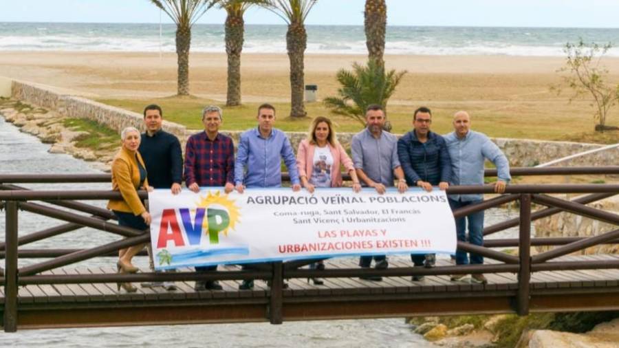 Los integrantes de la candidatura de AVP.
