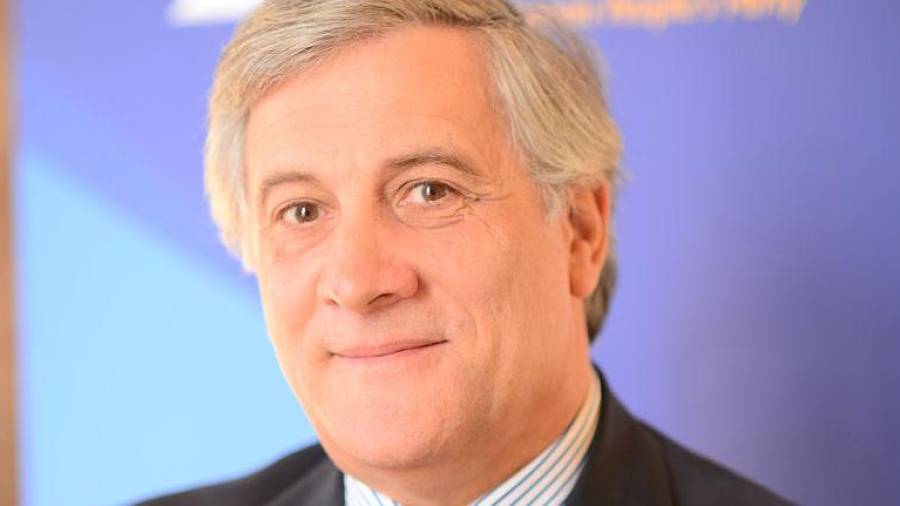 El president del Parlament Europeu, el conservador italià Antonio Tajani.