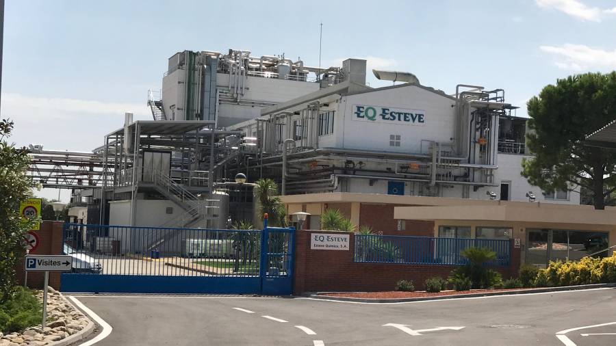 La planta de EQ Esteve en Banyeres.