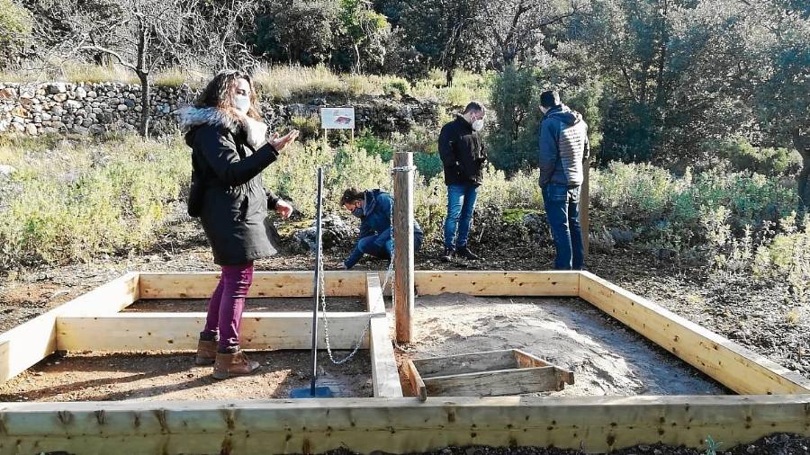 Un dels espais de descoberta del nou itinerari al voltant del Mas de Burot. FOTO: Cedida