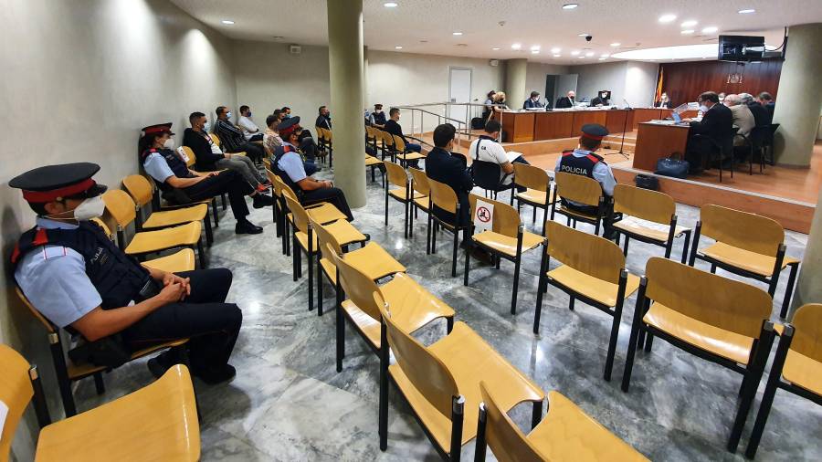 Pla general de la Sala de l'Audiència de Lleida en el judici per tràfic de drogues. Foto: ACN