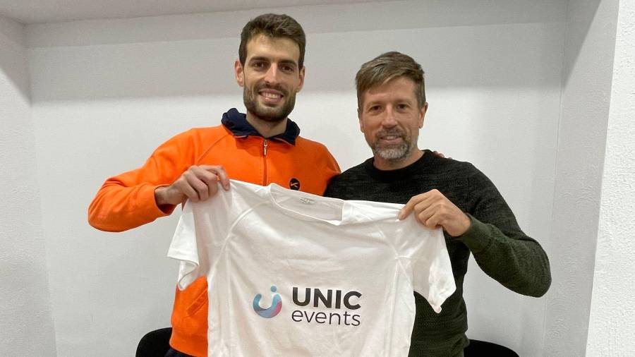 Tonet Sans, embajador de Unic Events Sports, y Xarim Céspedes. Foto: Unic Events Sports