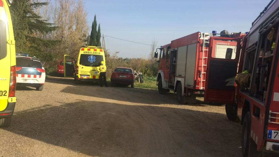 el accidente laboral se ha producido en una finca privada de Montbrió del Camp. FOTO: DT