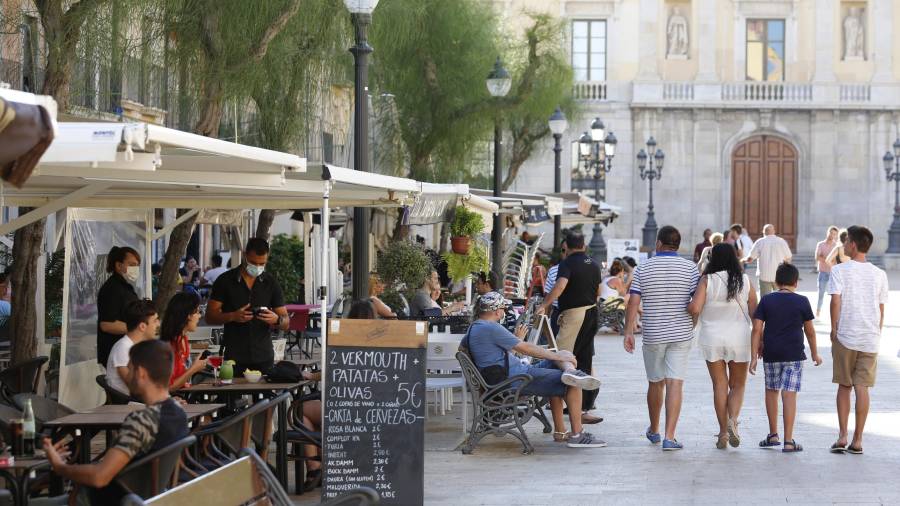 Imagen de la plaça de la Font en Tarragona. DT