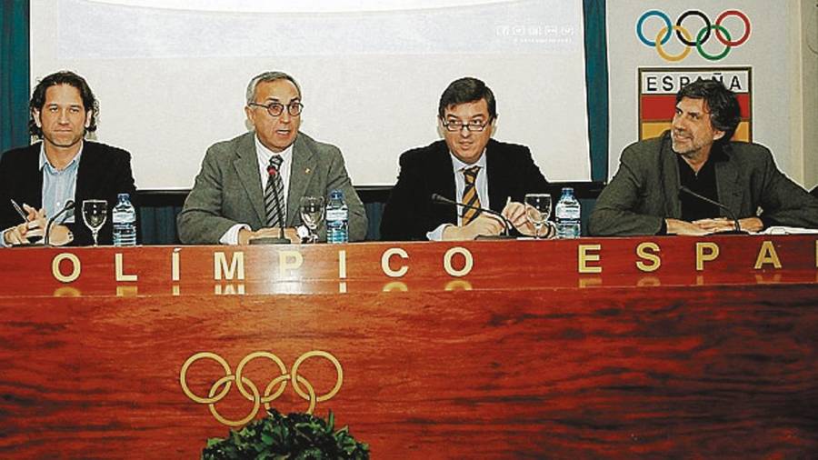 Imagen de febrero de 2017 del comité ejecutivo de la organización de los Juegos del Mediterráneo de Tarragona. FOTO: DT