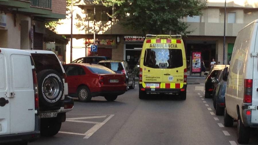 El herido ha sido evacuado hasta el hospital Sant Joan de Reus. FOTO: DT