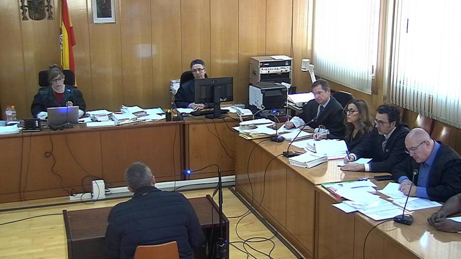 La declaració dels Mossos d'Esquadra aquest dimarts a l'Audiència Provincial de Tarragona. FOTO: ACN