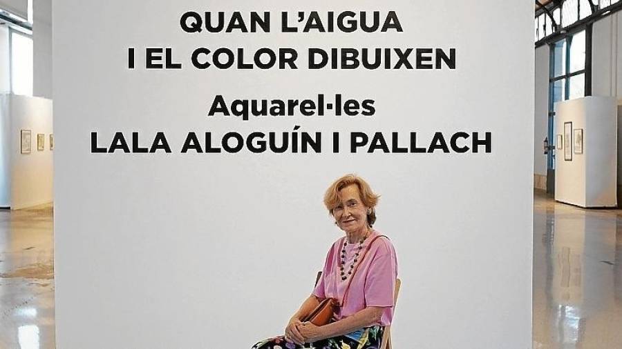 La tarraconense Lala Aloguín, en la galería. Foto: Fabián Acidres