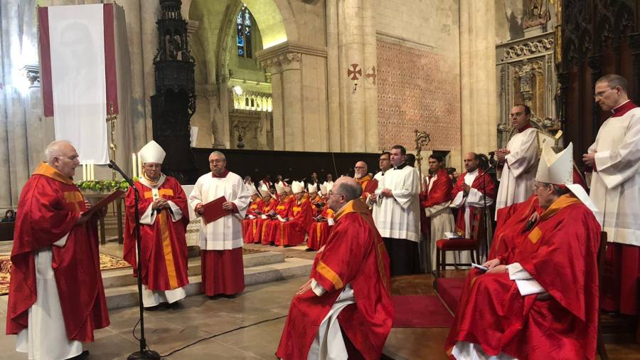 Un momento del acto en la Catedral de Tarragona.
