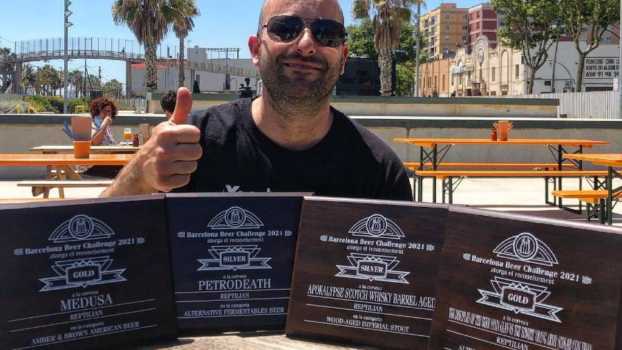 La cerveza Reptilian Brewery de Sant Vicenç de Calders triunfa en el Barcelona Beer Challenge