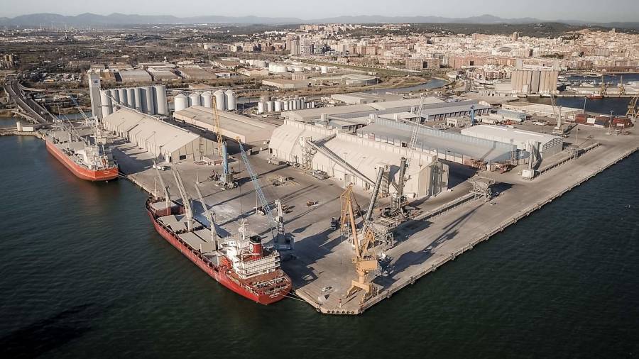 Vista aérea del Port de Tarragona. Foto: Cedida