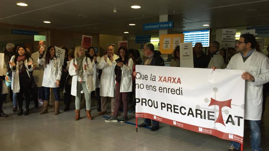 Los médicos han terminado su protesta en el interior del CAP Llevant, FOTO: Carla Pomerol