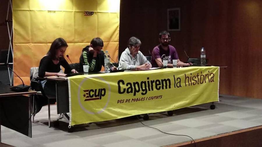 La presentacción de la candidatura de la CUP de Calafell.