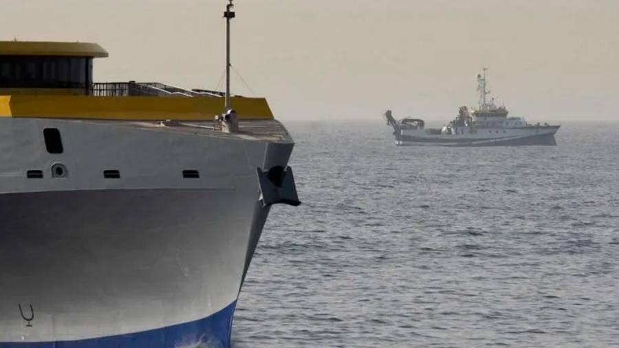 El buque oceanográfico Ángeles Alvariño ha encontrado el cadáver de una de las niñas. Foto: EFE