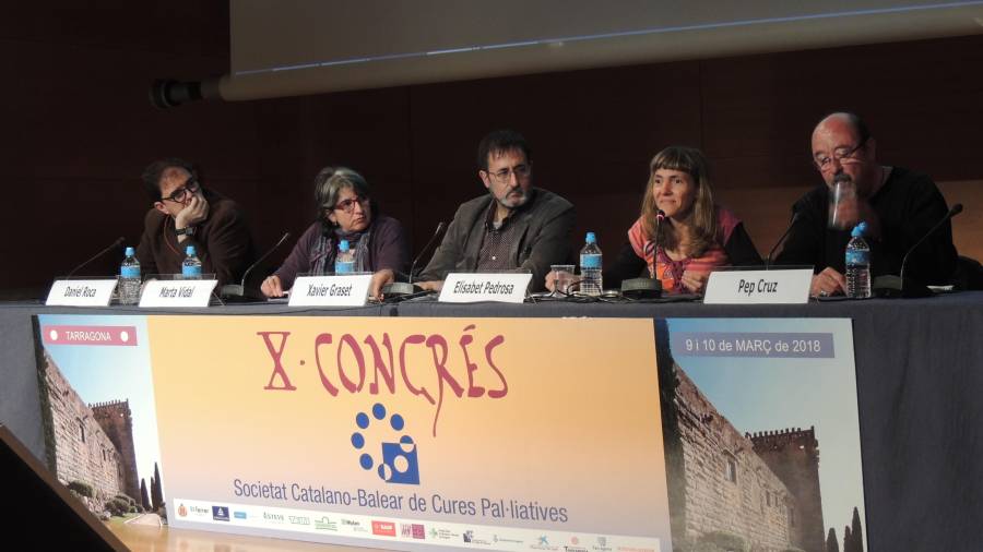 Una de les conferències del X Congrés de Cures Pal·liatives celebrat a Tarragona