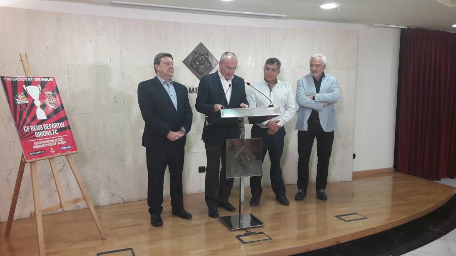 Imagen de la presentación del Torneig Ciutat de Reus.