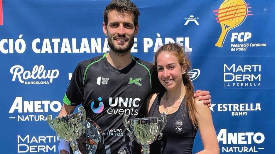 Tonet Sans y Anna Ortiz, doblete tarraconense de pádel