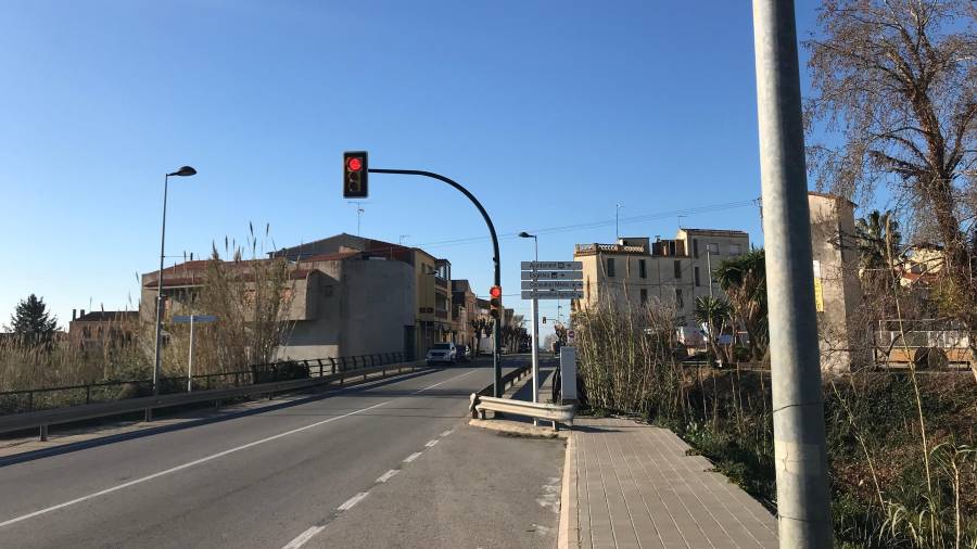 Los semáforos de la travesía de Llorenç.