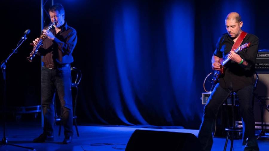 Actuación de Xavier Pié y Macc en directo. Foto: Miguel Ángel Salor / MAFS / ATF (2015)