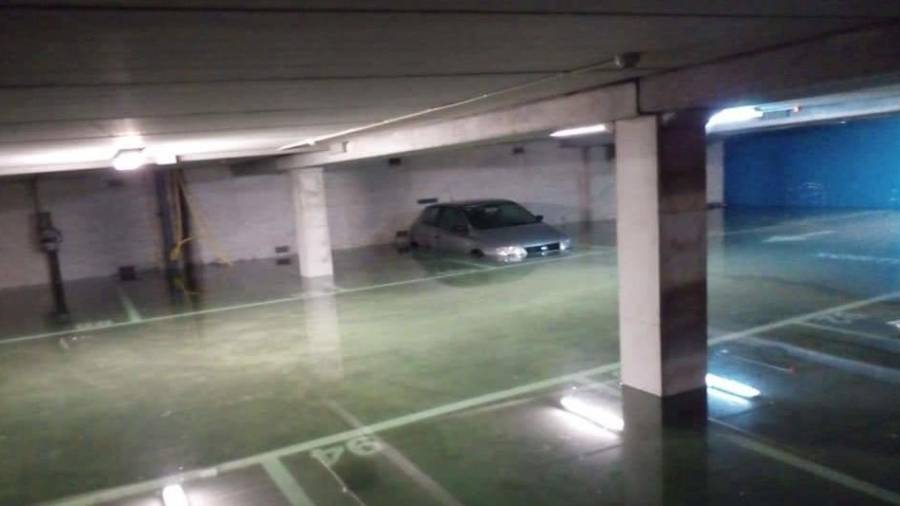 Imatge de la quarta planta de l’aparcament municipal de Santa Coloma de Queralt. FOTO: CEDIDA