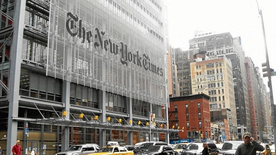 Sede de The New York Times en Nueva York. Foto: Cedida