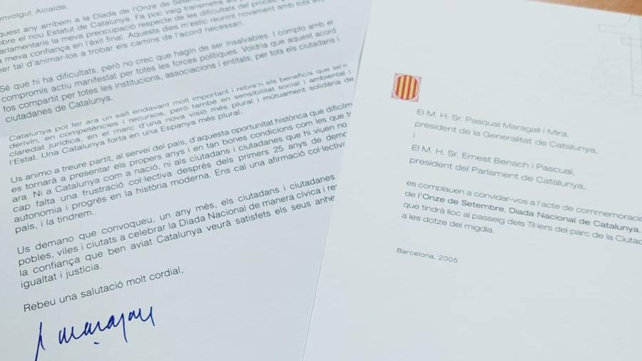 La carta i la invitació del Govern rebudes amb quinze anys de retard per l'Ajuntament dels Guiamets. ACN