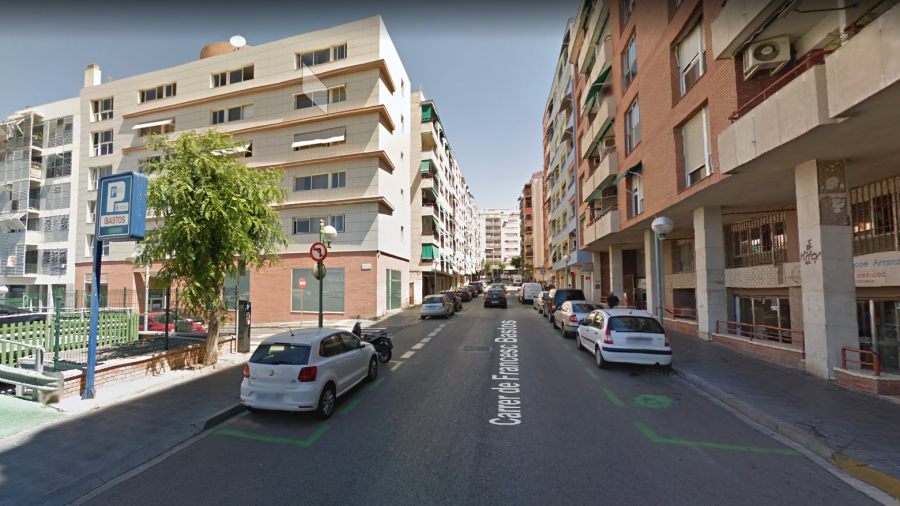 La calle Francesc Bastons, en Tarragona, donde ocurrieron los hechos. Foto: Google Maps.