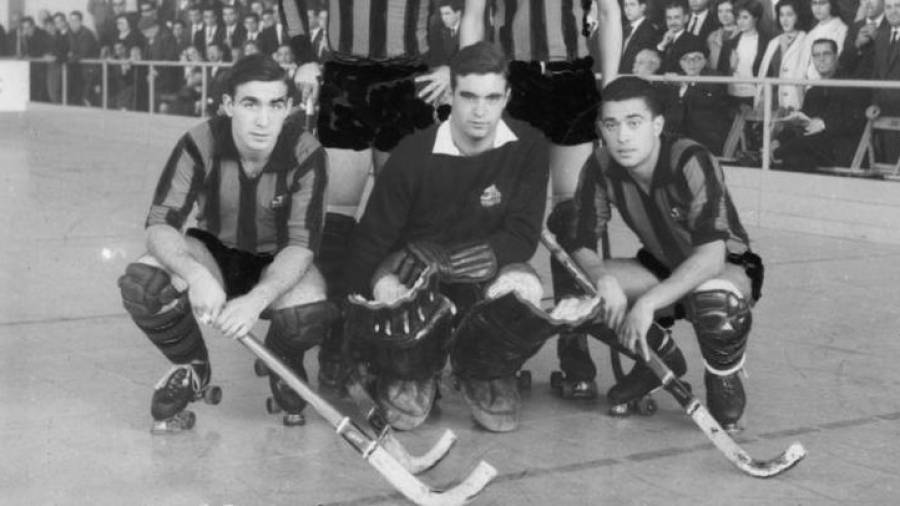 Joaquín Vilallonga, a la izquierda, junto a Santi Garcia y Joan Sabater. FOTO: DT