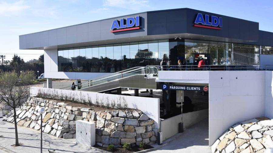 Imagen del nuevo supermercado de ALDI en Tarragona. Cedida