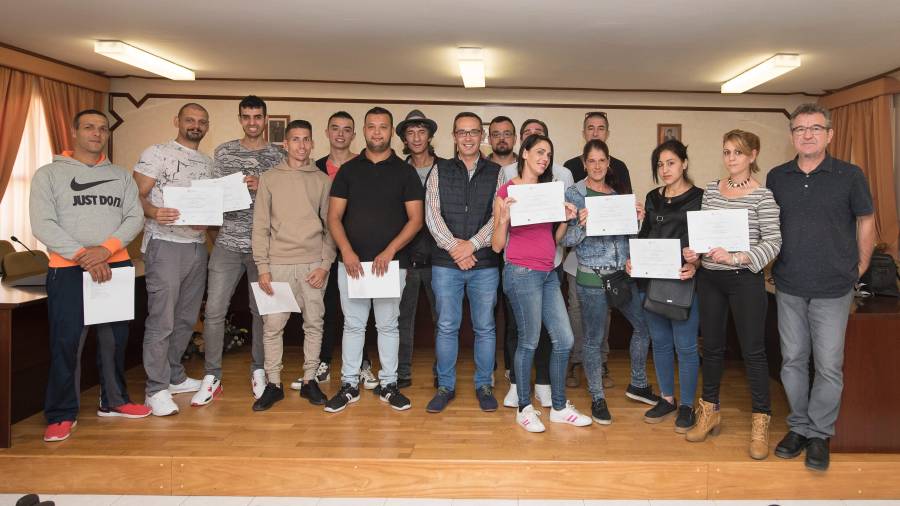 Foto de grup dels participants en aquest curs a Constantí.