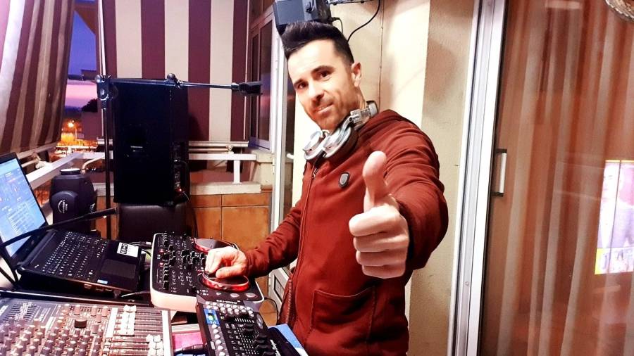 Javi Ciru, el DJ de este confinamiento. FOTO: Cedida