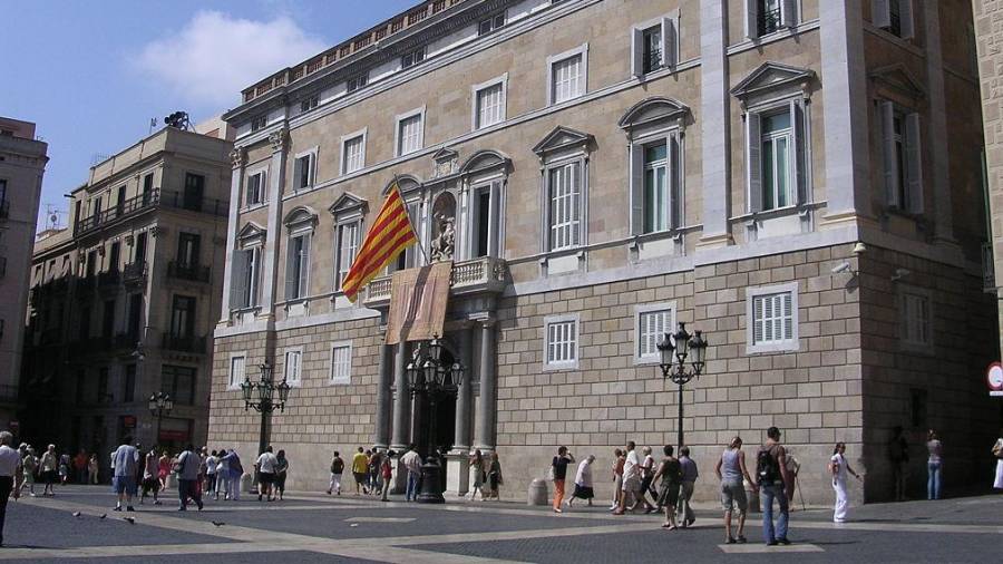 Palau de la Generalitat de Catalunya, en la plaça Sant Jaume de Barcelona