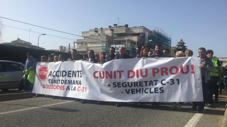 La marcha de protesta por la C-31.