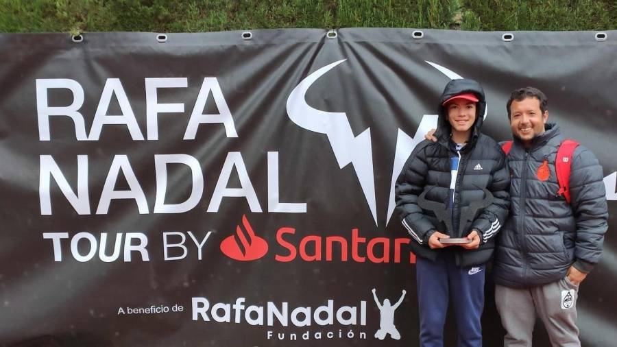 El rapitense Ian Barroeta gana el Rafa Nadal Tour en alevines