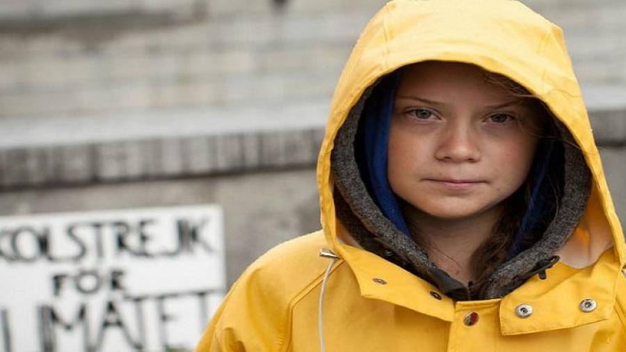 La activista ambiental Greta Thunberg.
