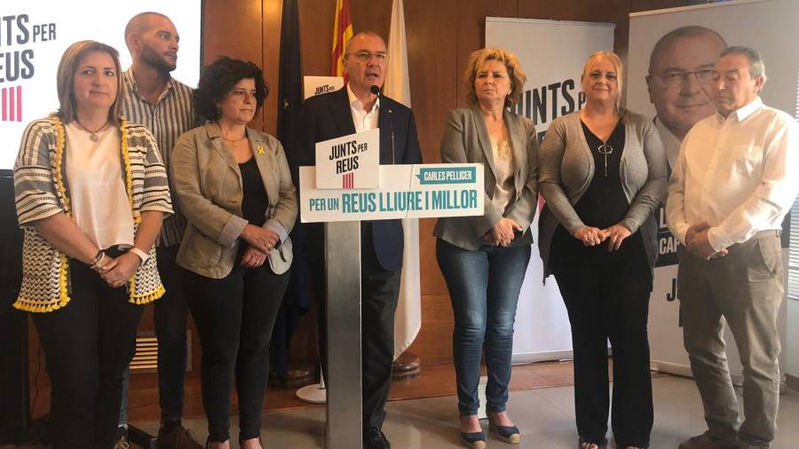 Carles Pellicer, anunciando que volverá a liderar la ciudad. FOTO: A. González