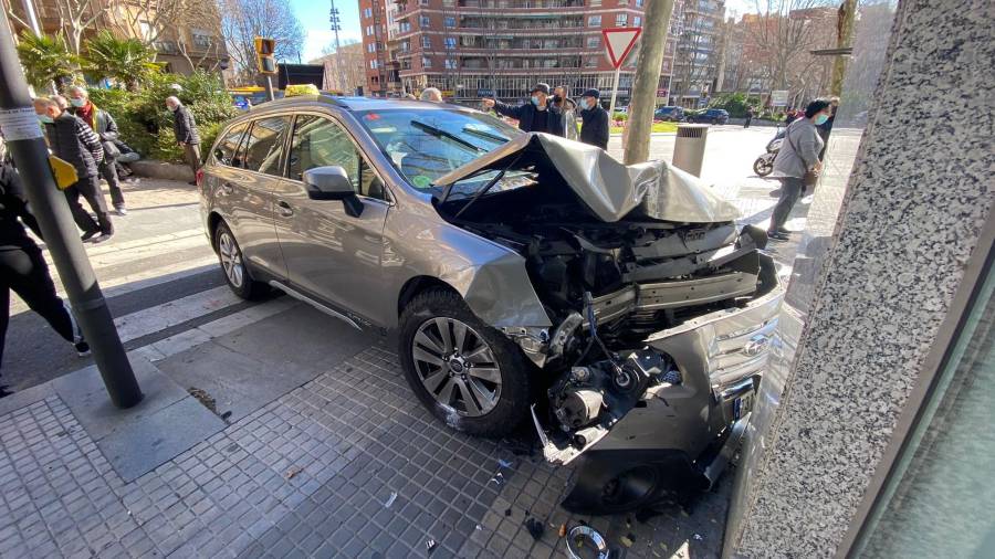 Aspecto en el que ha quedado el vehículo. Foto: A.González