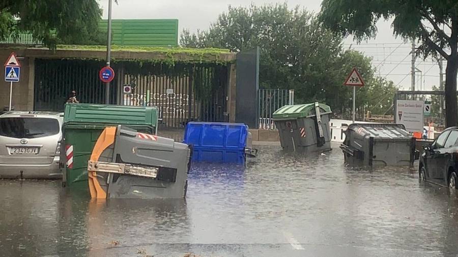 Imagen de las inundaciones en la provincia la semana pasada tras el temporal de lluvia. DT